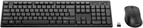 Belkin kabellose Tastatur+ Maus deutsch schwarz BBZ010de (BBZ010DE)