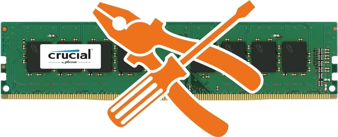 Crucial Upgrade auf 12GB RAM mit 1x4GB DDR4-2666 DIMM Arbeitsspeicher (CT4G4DFS8266-UPGRADE-12GB)