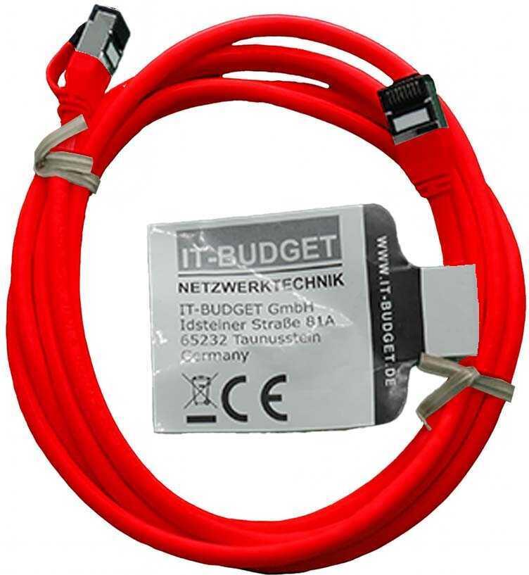 IT-BUDGET Vollkupfer Premium Patchkabel (90ITBSLIM81PK2R)