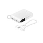 Belkin Powerbank BPB027HQWH 10.000 mAh 20W mit Display USB-C weiß
