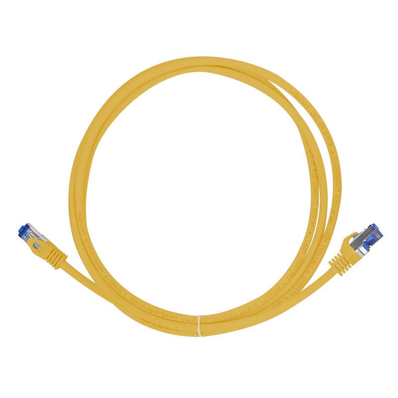 LogiLink C6A027S Netzwerkkabel Gelb 0,5 m Cat6a S/FTP (S-STP) (C6A027S)