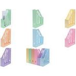 HAN Stehsammler KLASSIK, DIN A4, Polystyrol, pastellgelb für Formate bis DIN C4, seitliches Raster, Griffloch im - 10 Stück (1601-815)