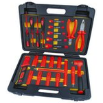 BRÜDER MANNESMANN VDE-Werkzeugsatz, 24-teilig, im Koffer geprüft nach DIN EN 60900:2012, bis 1.000 V Wechselspannung - 1 Stück (11212)