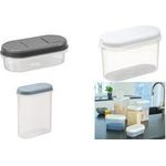 plast team Trockenvorratsdose Margerit, 1,2 Liter, grün transparent/grün, aus PP, mit 2-Wege-Gießsystem, - 1 Stück (11250810)