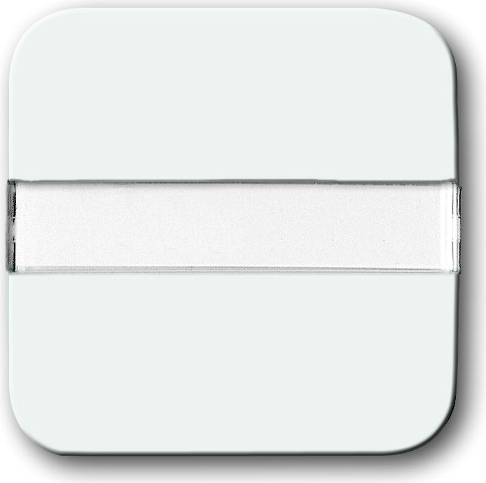 BJ Reflex SI Wippe Beschriftungsfeld *alpinweiss* (2506N-214) (2CKA001731A0520)