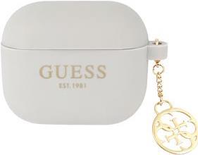 GUESS 4G Charms Silicone Case für Apple Airpods 3 - grey (GUA3LSC4EG)
