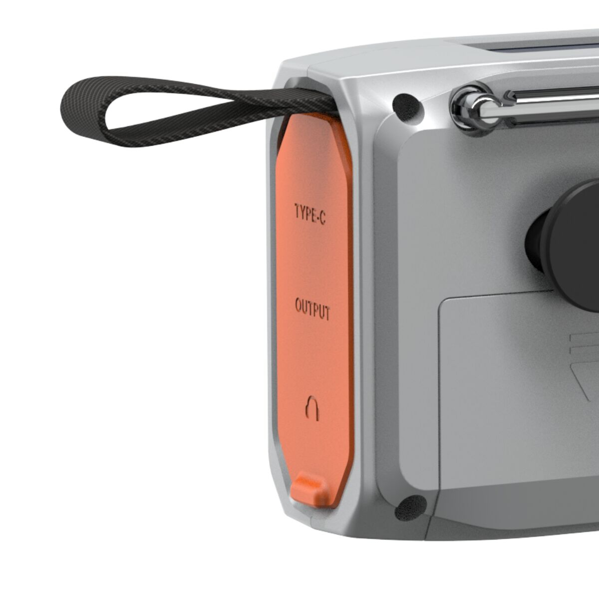 Marmitek RESQ100 Tragbares Outdoor-Radio DAB+/FM Bluetooth Solarpanel 4500 mAh Grau