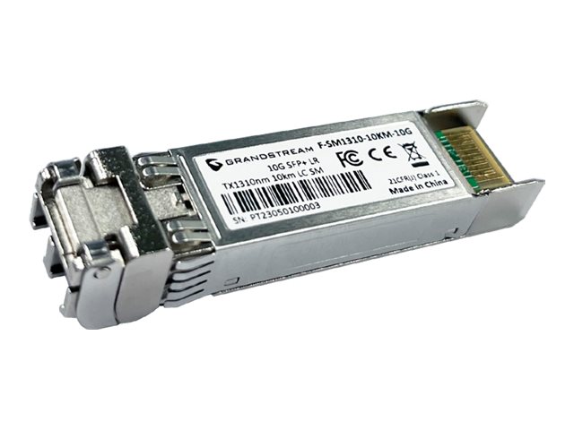Grandstream SFP+ Transceiver-Modul 10GBase-LR LC Single-Mode 1310 nm bis 10 km Silber