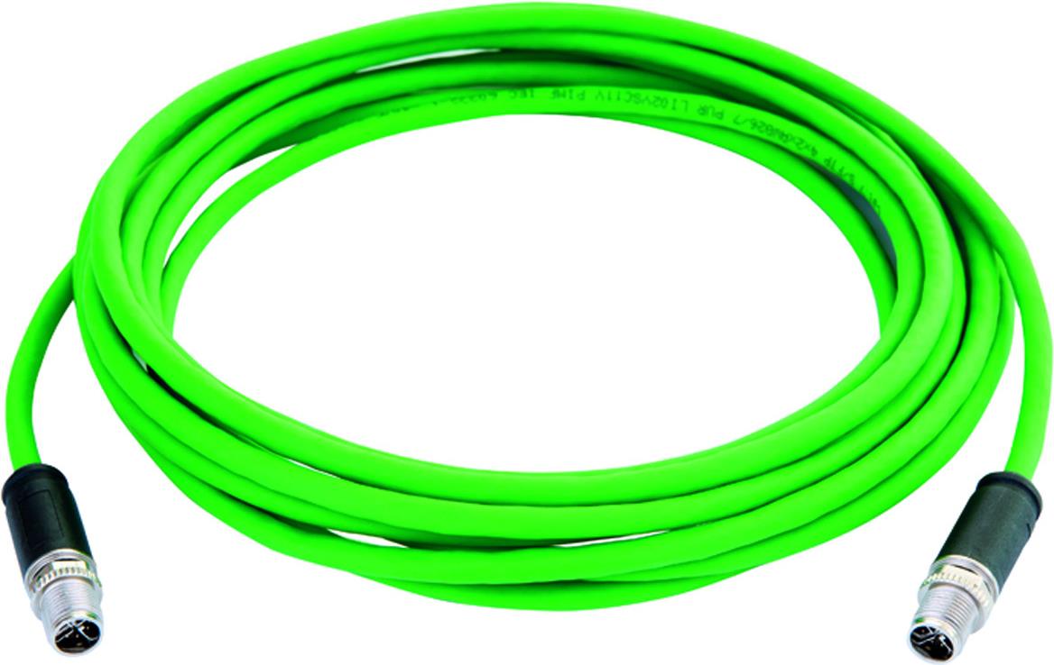 TEGA L80004A0000 STX M12x1-Verbind-Leit. X-cod.Cat.6a CP01CP01B-SFTP2607C7- 7,5m (L80004A0000)