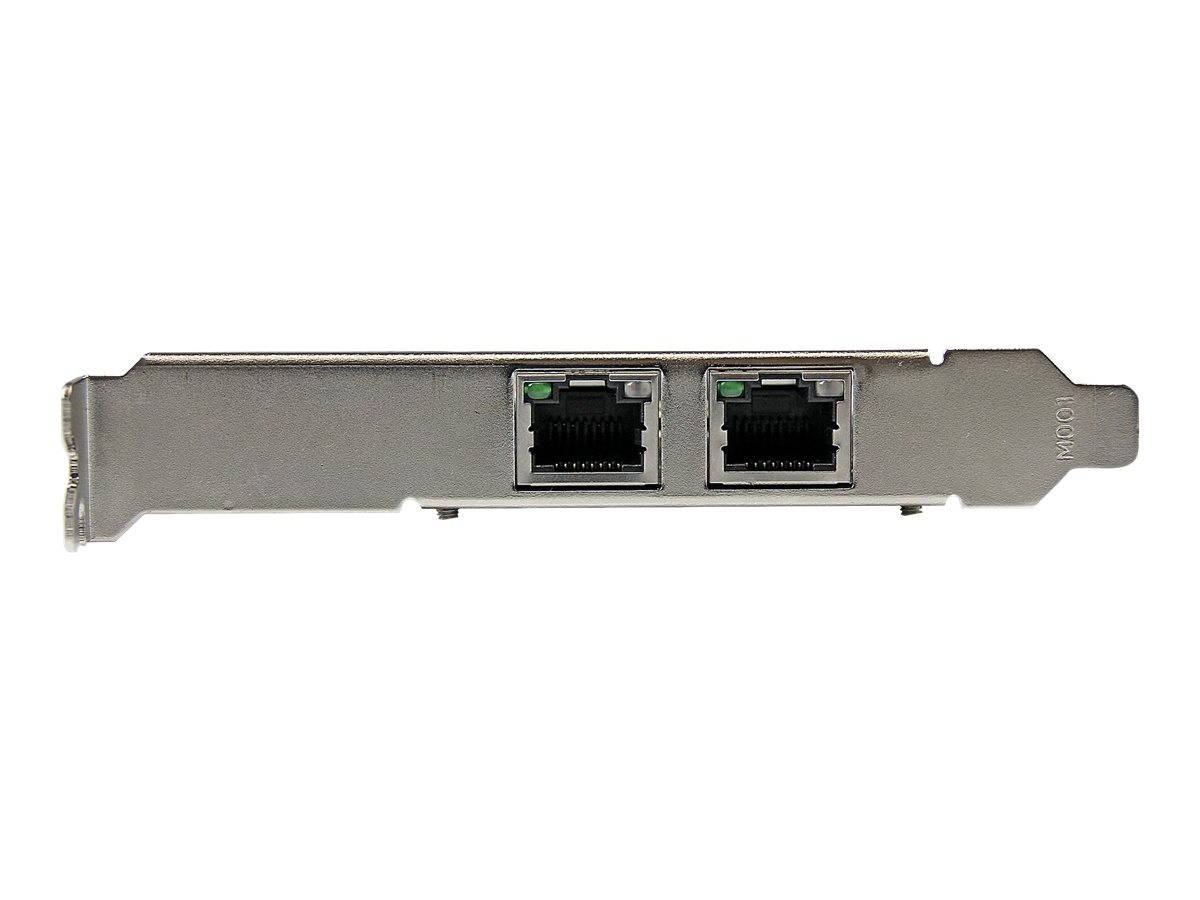 StarTech.com ST2000SPEXI Dual Port PCI Express Gigabit Ethernet Netzwerkkarte Intel i350 Aluminium, Schwarz