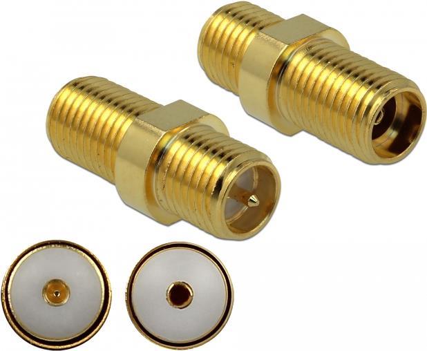 DeLOCK - Antennenadapter - SMA (R) bis RP-SMA (R) - 7 mm (89992)
