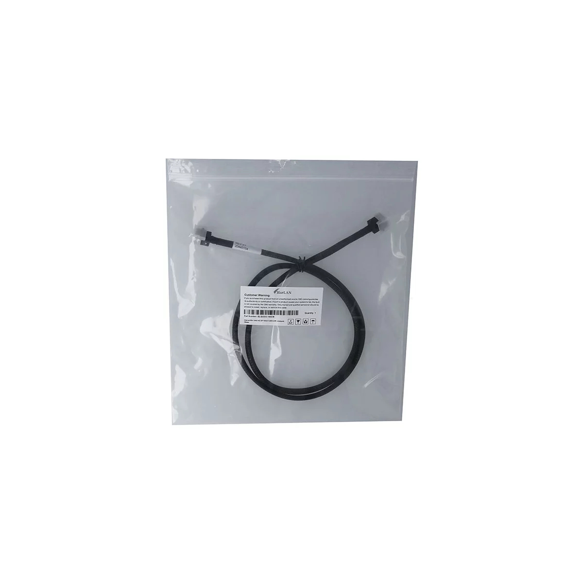 BlueOptics BLIS4343-100CM Internes MiniSAS Kabel SFF-8643 auf SFF-8643 1 m Schwarz
