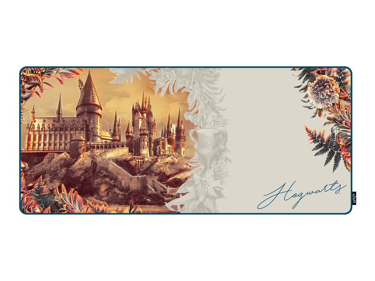 Lexip Harry Potter Floral XXL Gaming Mauspad 900x400x4 mm Stoffoberfläche