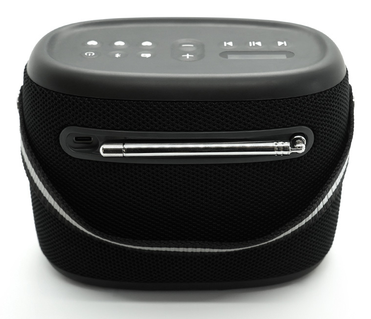 Pure Acoustics Pure Woodland Tragbarer Bluetooth-Lautsprecher Bluetooth 5.1 10 W Schwarz