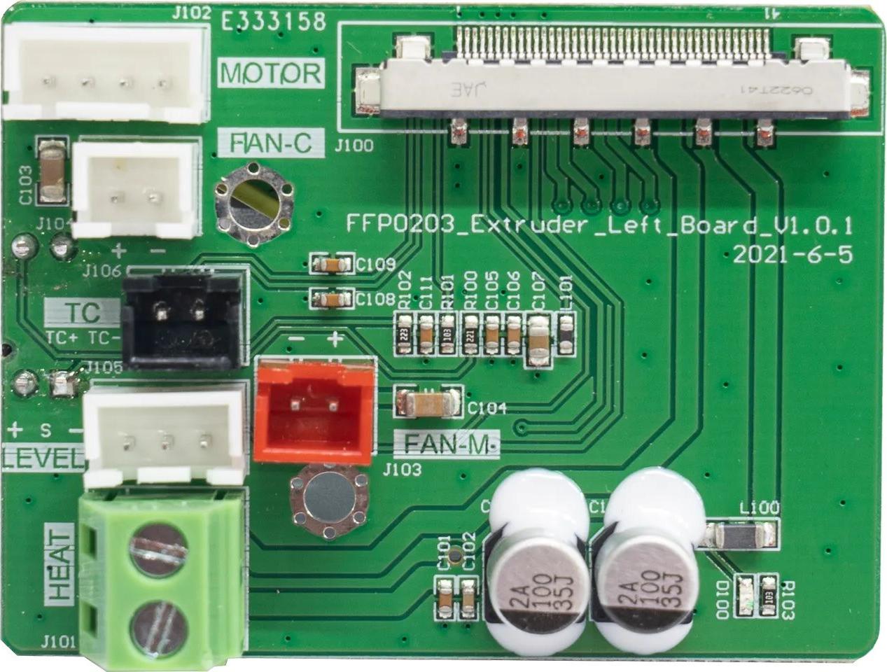 C3P Extruder Adapter Board L FlashForge Zubehör Flashforge (30002137001)