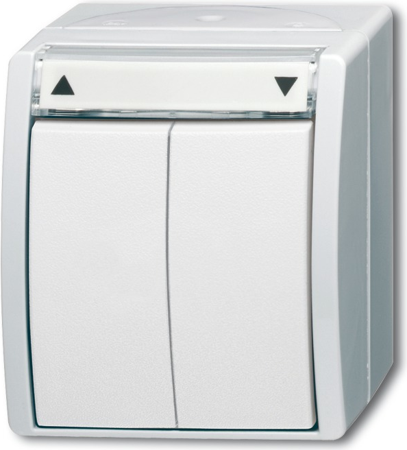 BUSCH-JAEGER Jalousietaster 2621/4W-54 ocean alpinweiss IP44 2621/4W-54 (2621/4W-54)