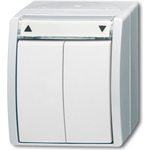 BUSCH-JAEGER Jalousietaster 2621/4W-54 ocean alpinweiss IP44 2621/4W-54 (2621/4W-54)