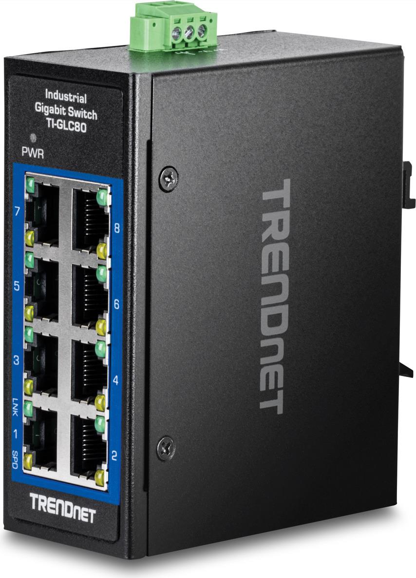 TRENDnet 8-PORT INDUSTRIAL GIGABIT (TI-GLC80)