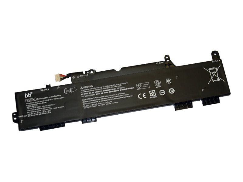 BTI 933321-855-BTI Laptop-Akku 4330 mAh 50 Wh Schwarz