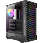 ANTEC VX-320 ARGB ATX, Micro-ATX, ITX Mid Tower Gaming PC Gehäuse, schwarz (0-761345-10234-6)