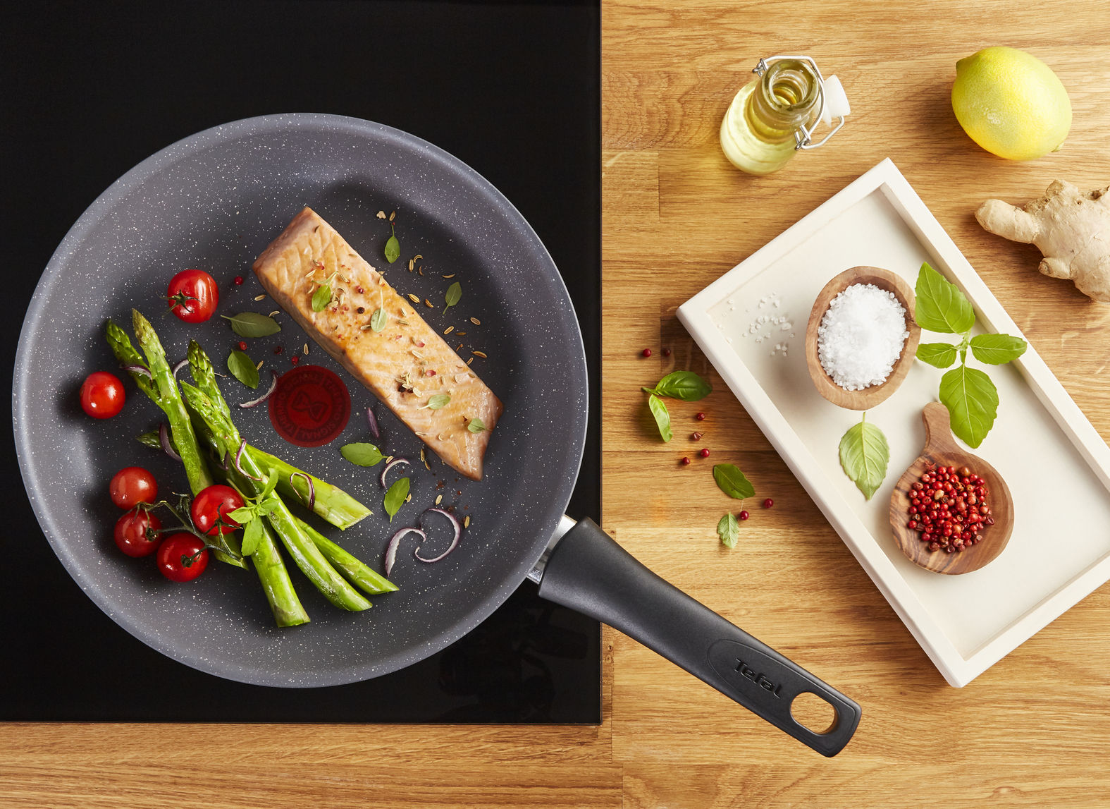 Tefal Healthy Chef G1500423 24 cm Allzweckpfanne Grau