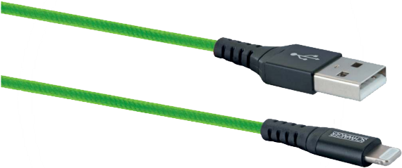 Schwaiger LPRO420 501 Handykabel Grün 1,2 m USB A Lightning (LPRO420501)