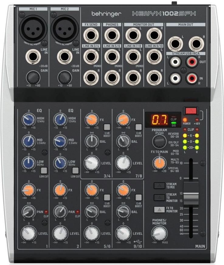 Behringer XENYX 1002SFX - Audio-Mixer (1002SFX)