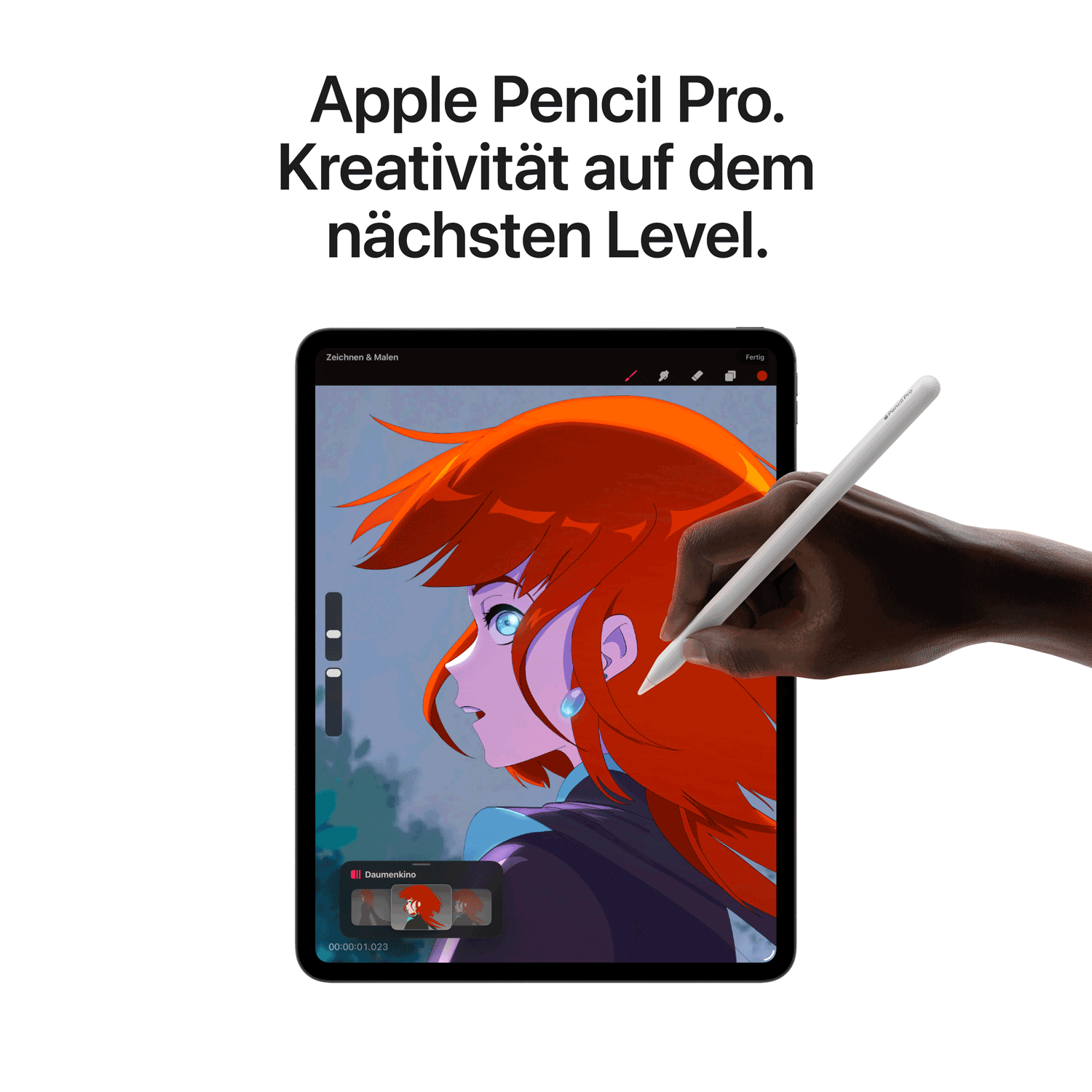 Apple 11'' iPad Pro Wi‑Fi 512GB mit Standdardglas - Space Schwarz