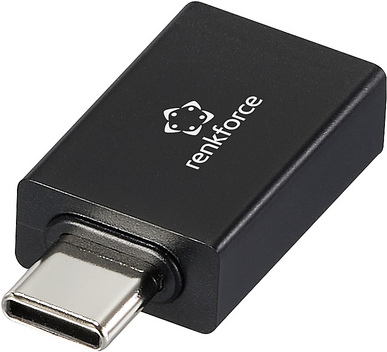 Renkforce USB 2.0 Adapter[1x USB-C Stecker - 1x Buchse Power Delivery] (RF-6615900)