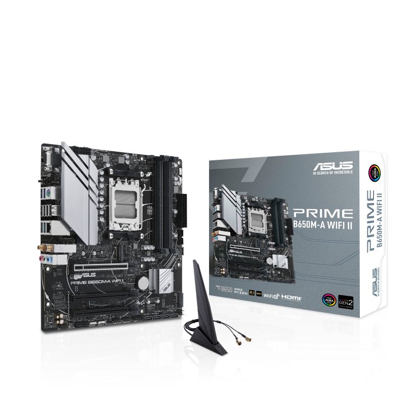 ASUS PRIME B650M-A WIFI II AMD B650 Buchse AM5 micro ATX (90MB1EG0-M0EAY0)