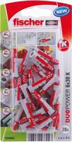 Fischer DuoPower 6 x 30 K NV Dübel 30 mm 534993 1 Set (534993)