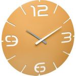 TFA Dostmann 60.3536.07 Funk Wanduhr 350 mm x 35 mm Sonnengelb (60.3536.07)