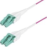 StarTech.com 20m (66ft) LC/LC (UPC) OM4 Multimode Fiber Optic Cable, OFNR (OM4RLCLC20M)