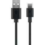 Wentronic 59118 0.5m USB A USB C Männlich Männlich Schwarz USB Kabel (59118)