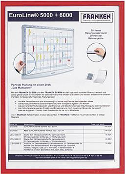FRANKEN Dokumentenhalter ITSA5S/5 01 A5 0,32mm sk rot 5St. (ITSA5S/5 01)