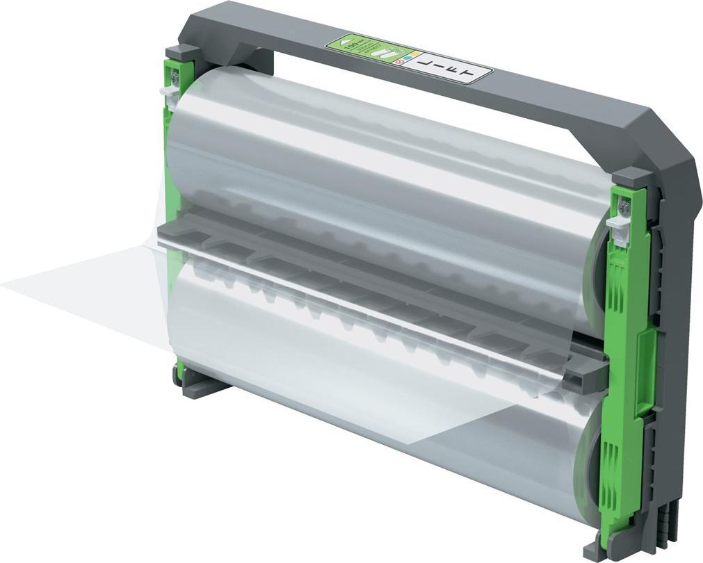 GBC Folienkassette für Foton 30 Laminierfolie 100 µm Rolle A4 Grün/Transparent