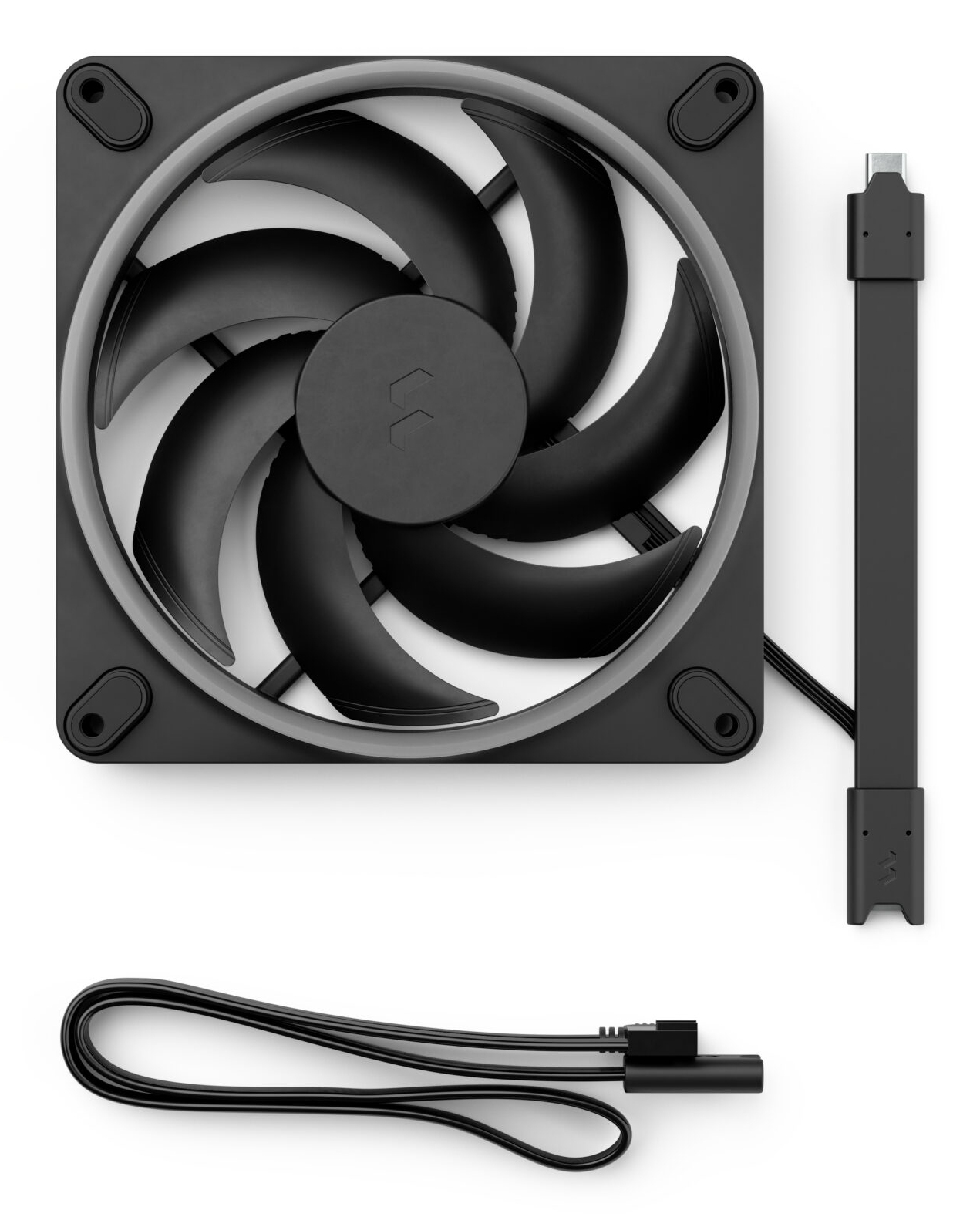 Fractal Design Momentum 14 RGB Gehäuselüfter 140 mm 3er-Pack Schwarz