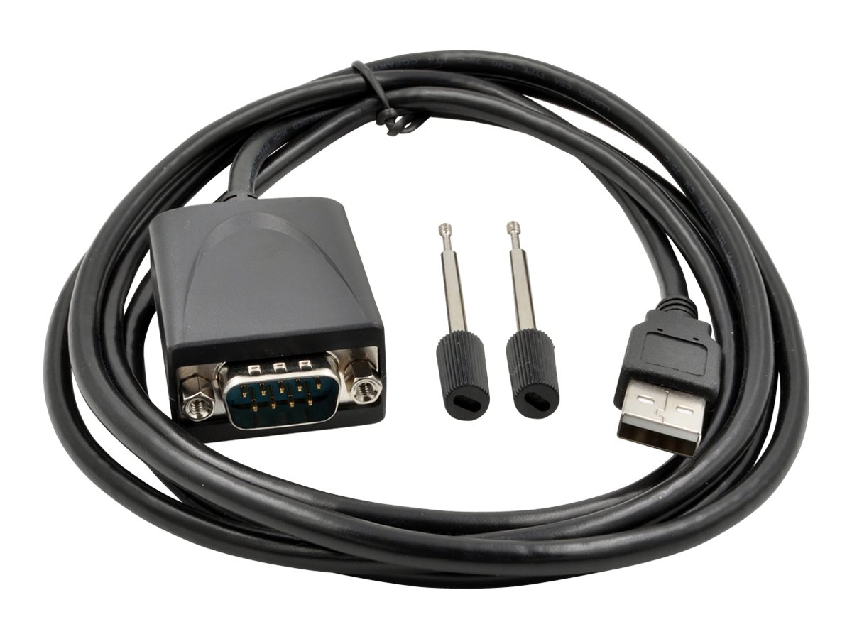 Exsys EX-1311-2 Serieller Adapter USB 2.0 zu RS-232 1.8 m FTDI Chip-Set Schwarz