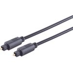 S/CONN maximum connectivity Lichtwellenleiterkabel 4,0mm, Toslink-Stecker auf Toslink-Stecker, 10,0m (69004-10)
