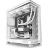 NZXT H6 Flow Midi-Tower PC-Gehäuse weiß ATX/microATX/Mini-ITX Stahl Glas (CC-H61FW-01)