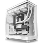 NZXT H6 Flow Midi-Tower PC-Gehäuse weiß ATX/microATX/Mini-ITX Stahl Glas (CC-H61FW-01)