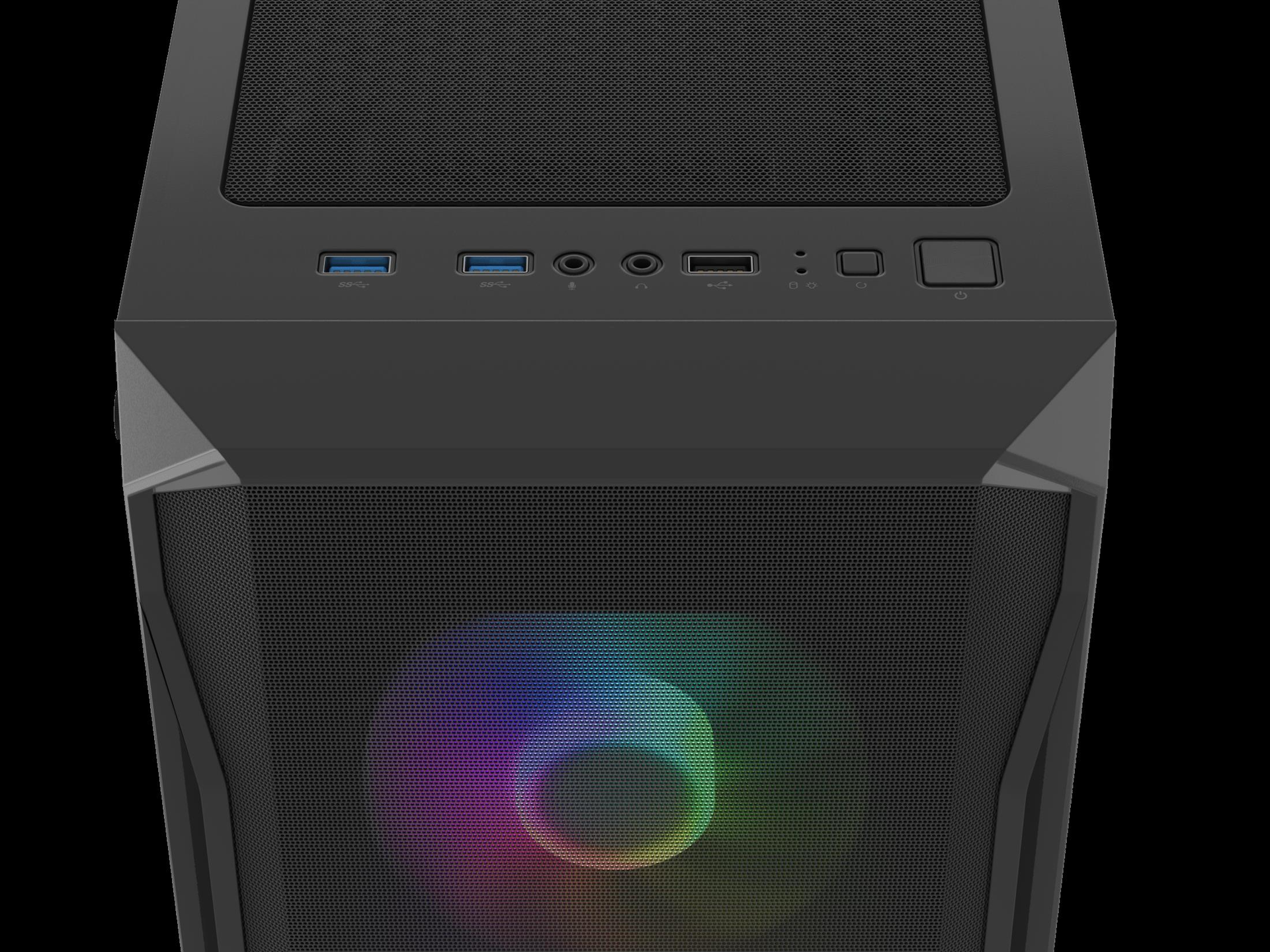 FURY Shobo SH4F RGB Midi Tower Gehäuse Schwarz