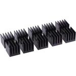Alphacool GPU RAM Aluminium Heatsinks 15x15mm - black 10 Stk. (17155)