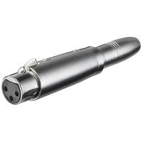 Wentronic Goobay XLR- Adapter - XLR-Buchse (3-Pin) > Klinke 6,35 mm-Buchse (2-Pin, Mono) (27453)