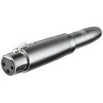 Wentronic Goobay XLR- Adapter - XLR-Buchse (3-Pin) > Klinke 6,35 mm-Buchse (2-Pin, Mono) (27453)
