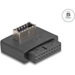 Delock 67241 - USB 3.0 Pfostenbuchse auf intern Key A Buchse gewinkelt (67241)