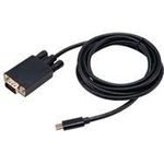 Akasa AK-CBCA17-18BK Kabeladapter USB Type-C VGA Schwarz (AK-CBCA17-18BK)