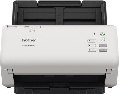 Brother ADS-4300N Dokumentenscanner ADF 80 Blatt Duplex 40 ppm/80 ipm Schwarz, Weiß