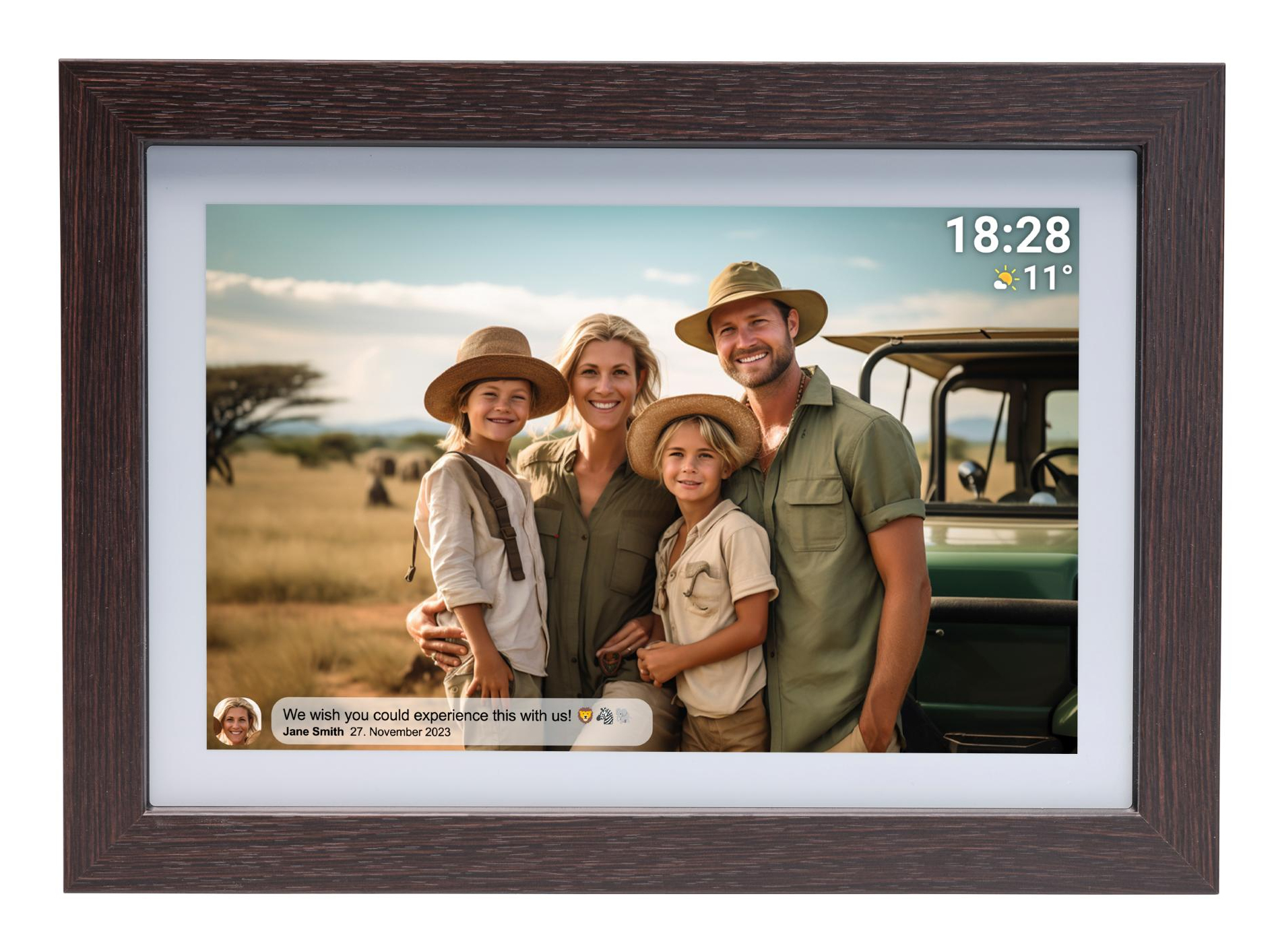 Denver Frameo PFF-1042DW Digitaler Bilderrahmen 10,1" 16 GB WLAN