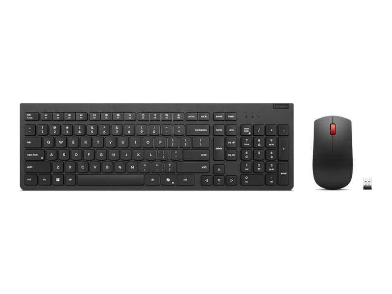 Lenovo Essential Wireless Combo Gen 2 Tastatur- und Maus-Set 2,4 GHz QWERTZ Deutsch Schwarz